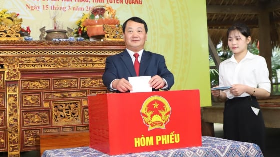 Tuyên Quang có 27 xã đạt 100% cử tri đi bầu cử